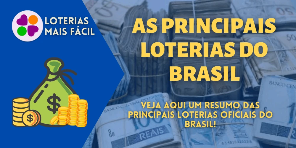 Conheça as principais loterias oficiais do Brasil Conheça as principais loterias oficiais do Brasil
