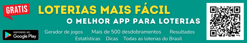 Instale o apliacativo Loterias Mais Fácil na Play Store.